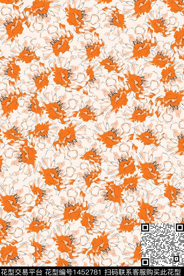 女装大牌风小碎花数码印花华亿平台下载（图片编号: 1452781） - 瓦栏（Walan）