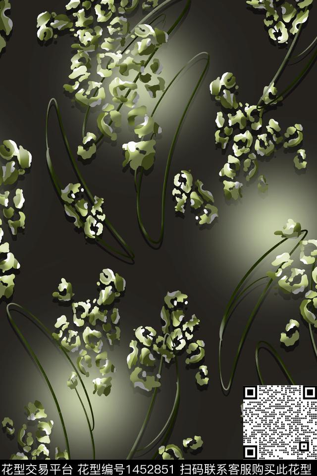 渐变旗袍香云纱数码印花华亿平台下载（图片编号: 1452851） - 瓦栏（Walan）