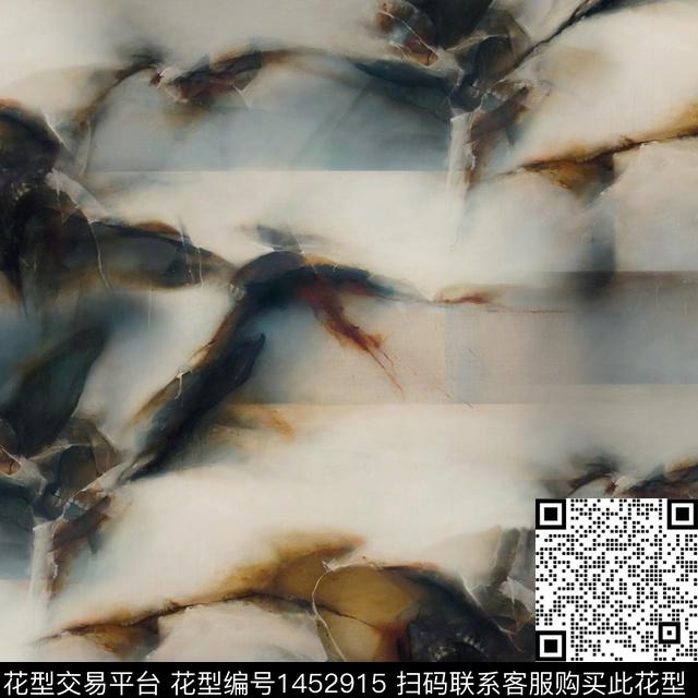 线条渐变羽绒服数码印花华亿平台下载（图片编号: 1452915） - 瓦栏（Walan）