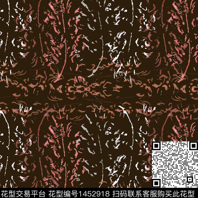 树林大牌风抽象传统印花华亿平台下载（图片编号: 1452918） - 瓦栏（Walan）
