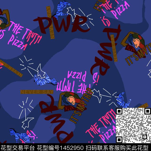 男装满版花大牌男装抽象男装数码印花华亿平台下载（图片编号: 1452950） - 瓦栏（Walan）