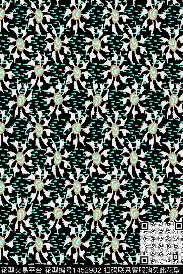 几何黑白华亿平台格子数码印花华亿平台下载（图片编号: 1452982） - 瓦栏（Walan）