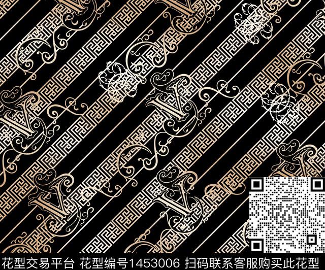 男装满版花几何数码印花华亿平台下载（图片编号: 1453006） - 瓦栏（Walan）