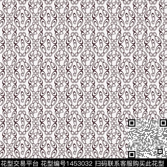 几何大牌风抽象传统印花华亿平台下载（图片编号: 1453032） - 瓦栏（Walan）