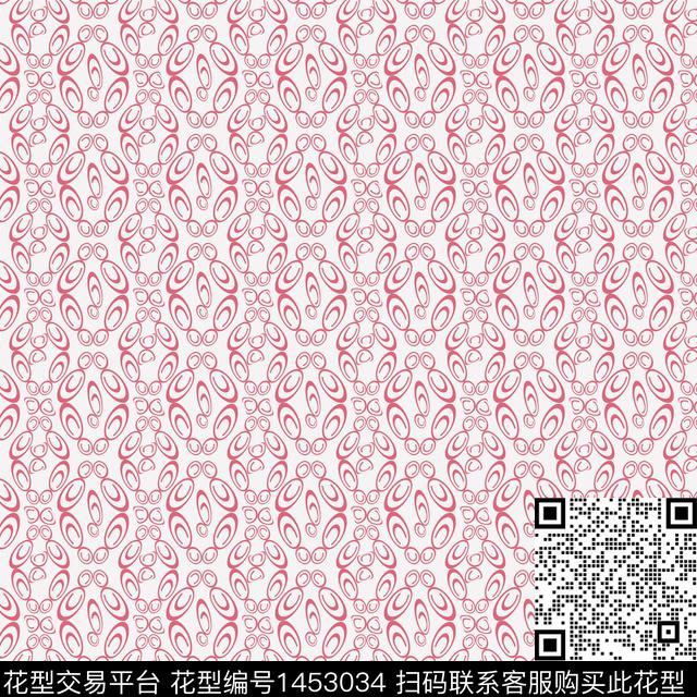 几何大牌风抽象传统印花华亿平台下载（图片编号: 1453034） - 瓦栏（Walan）