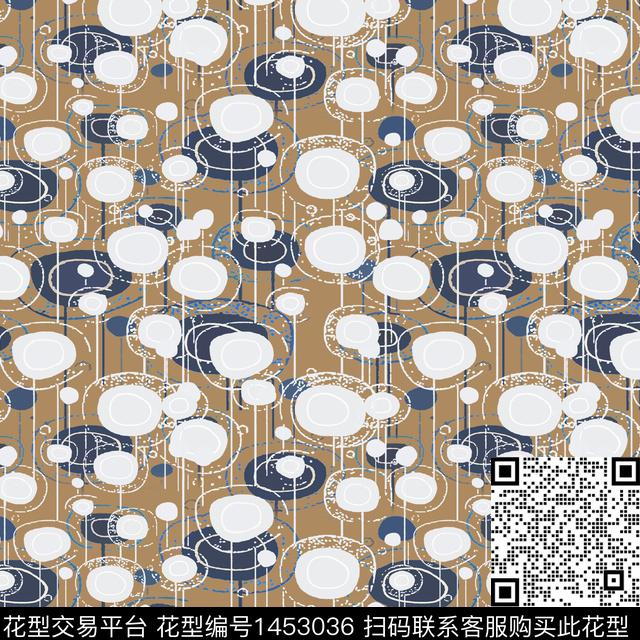 几何大牌风波点传统印花华亿平台下载（图片编号: 1453036） - 瓦栏（Walan）