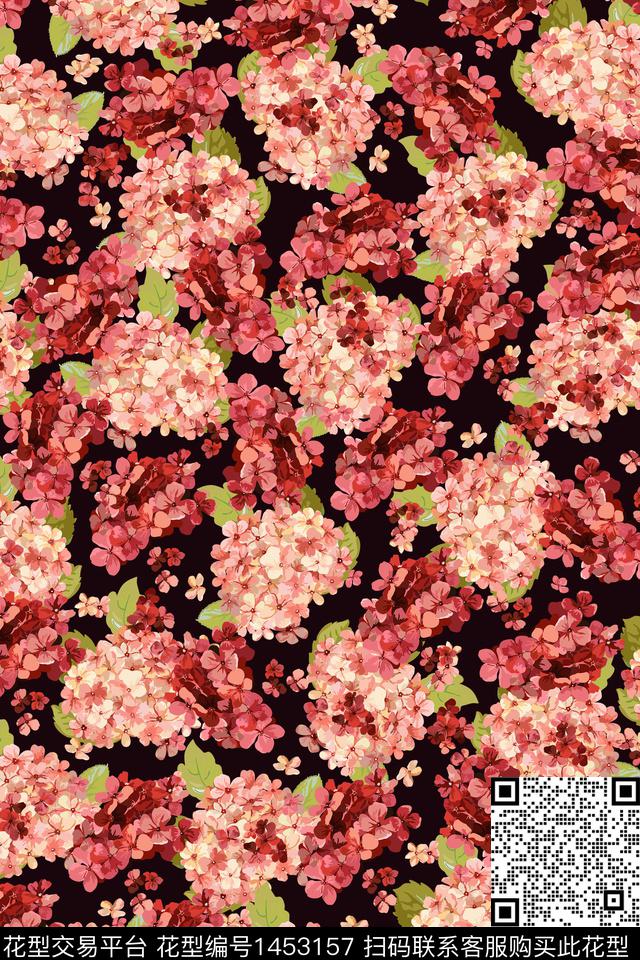 女装花卉小碎花数码印花华亿平台下载（图片编号: 1453157） - 瓦栏（Walan）