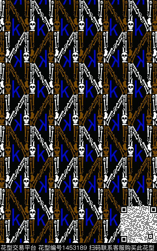 字母满版散花抽象男装传统印花华亿平台下载（图片编号: 1453189） - 瓦栏（Walan）