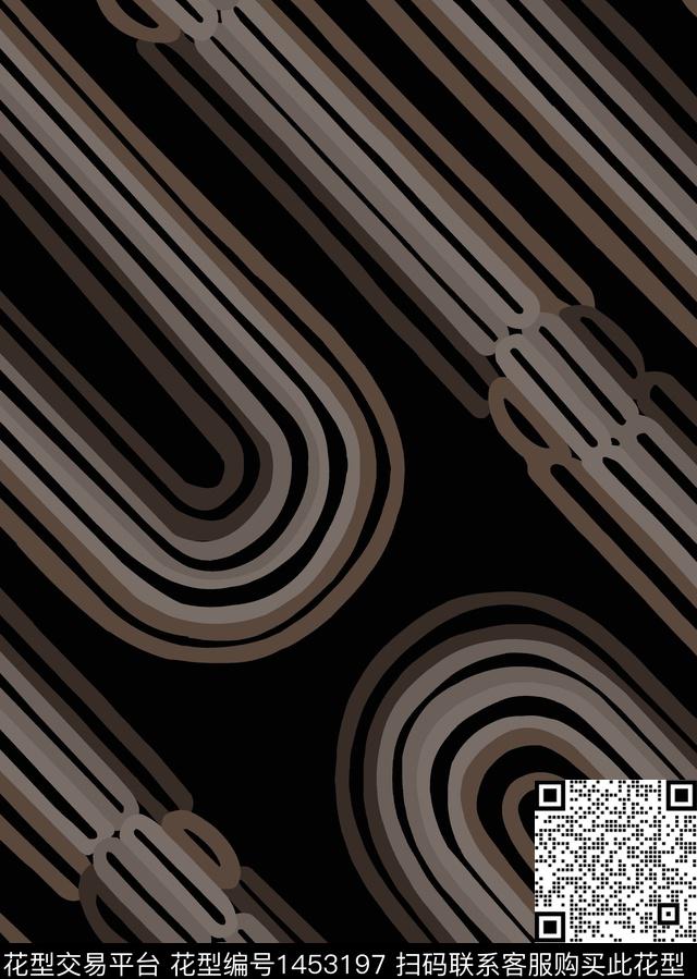 抽象女装几何传统印花华亿平台下载（图片编号: 1453197） - 瓦栏（Walan）