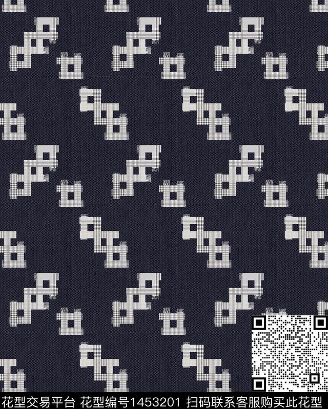 抽象女装几何传统印花华亿平台下载（图片编号: 1453201） - 瓦栏（Walan）