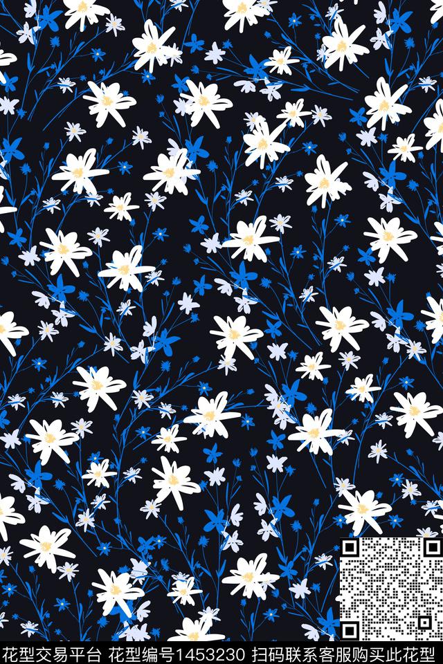 女装花卉大牌风数码印花华亿平台下载（图片编号: 1453230） - 瓦栏（Walan）