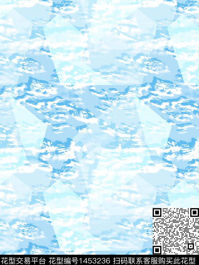 字母几何数码华亿平台数码印花华亿平台下载（图片编号: 1453236） - 瓦栏（Walan）