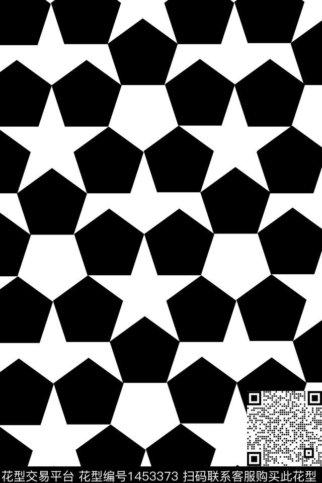 格子几何大牌风传统印花华亿平台下载（图片编号: 1453373） - 瓦栏（Walan）