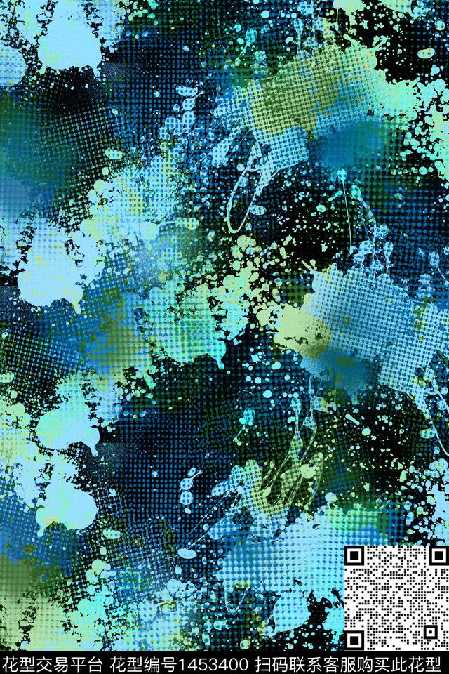 抽象男装户外家居服传统印花华亿平台下载（图片编号: 1453400） - 瓦栏（Walan）