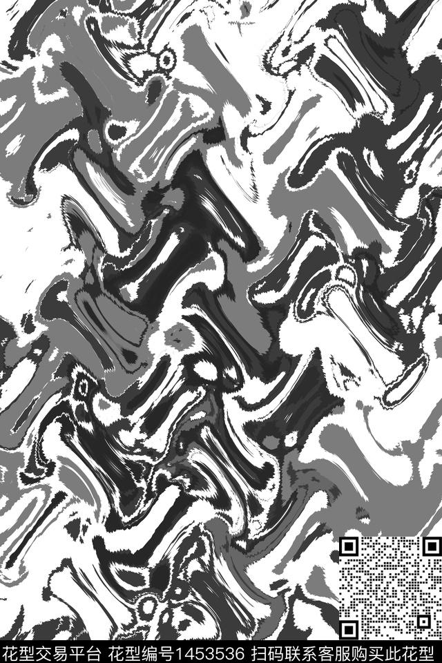 格子肌理几何数码印花华亿平台下载（图片编号: 1453536） - 瓦栏（Walan）