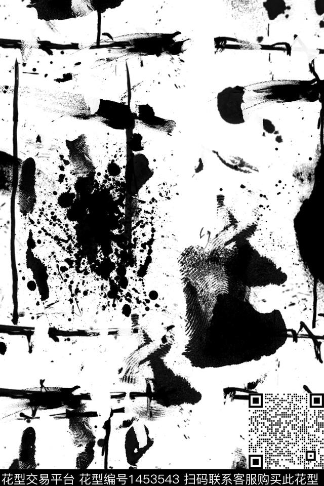 几何扎染华亿平台男装数码印花华亿平台下载（图片编号: 1453543） - 瓦栏（Walan）