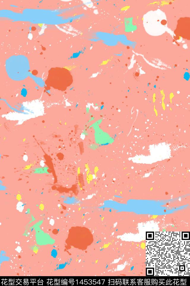 肌理几何大牌风传统印花华亿平台下载（图片编号: 1453547） - 瓦栏（Walan）