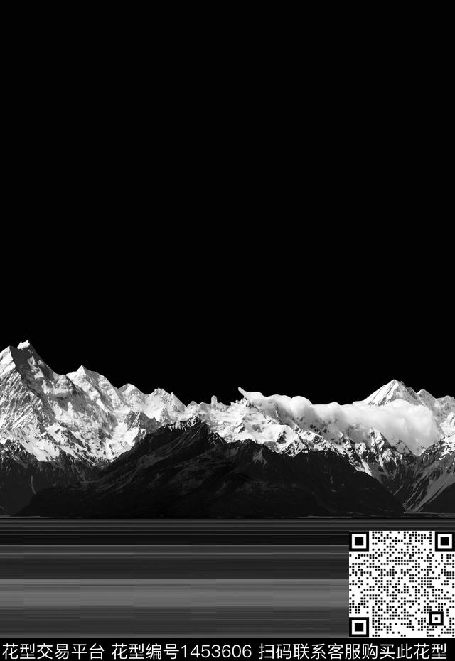 渐变几何扎染华亿平台数码印花华亿平台下载（图片编号: 1453606） - 瓦栏（Walan）