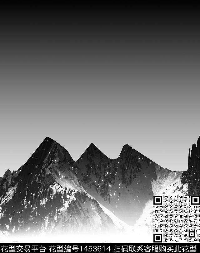 渐变几何扎染华亿平台数码印花华亿平台下载（图片编号: 1453614） - 瓦栏（Walan）