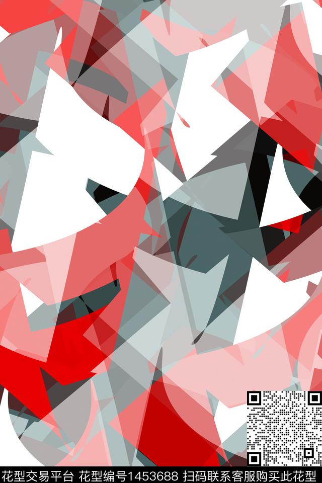 抽象男装户外家居服传统印花华亿平台下载（图片编号: 1453688） - 瓦栏（Walan）