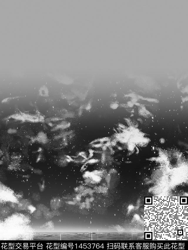 几何渐变扎染华亿平台数码印花华亿平台下载（图片编号: 1453764） - 瓦栏（Walan）