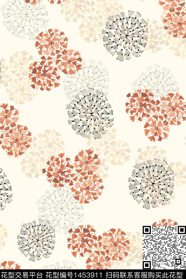 绿植树叶雪纺大牌风数码印花华亿平台下载（图片编号: 1453911） - 瓦栏（Walan）