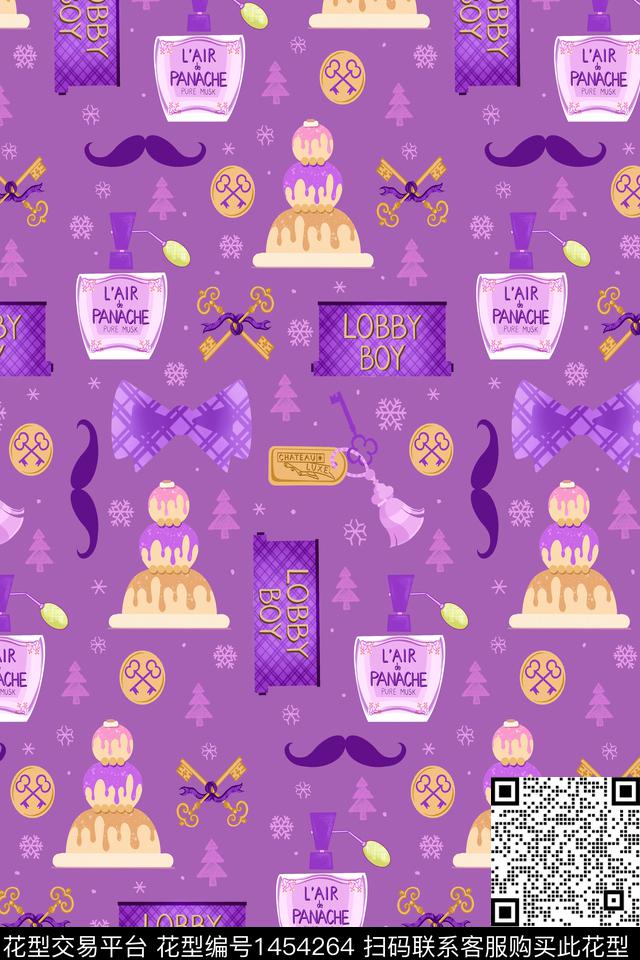 童装女装香水瓶数码印花华亿平台下载（图片编号: 1454264） - 瓦栏（Walan）