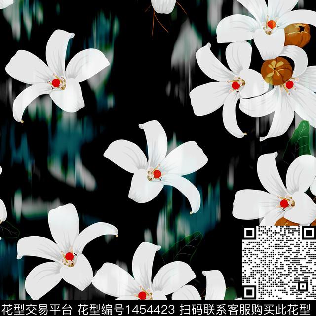 绿植树叶数码华亿平台花卉数码印花华亿平台下载（图片编号: 1454423） - 瓦栏（Walan）