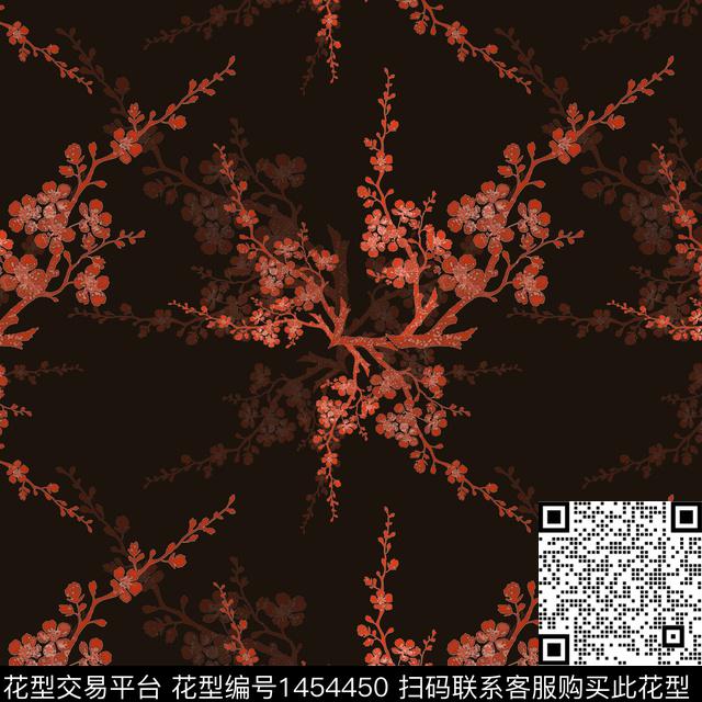 花卉大牌风小碎花传统印花华亿平台下载（图片编号: 1454450） - 瓦栏（Walan）