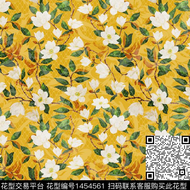 定位花佩斯利大牌风数码印花华亿平台下载（图片编号: 1454561） - 瓦栏（Walan）