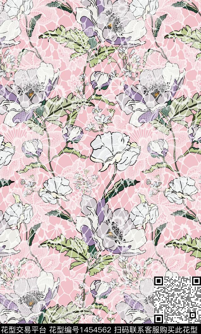小碎花数码印花华亿平台下载（图片编号: 1454562） - 瓦栏（Walan）