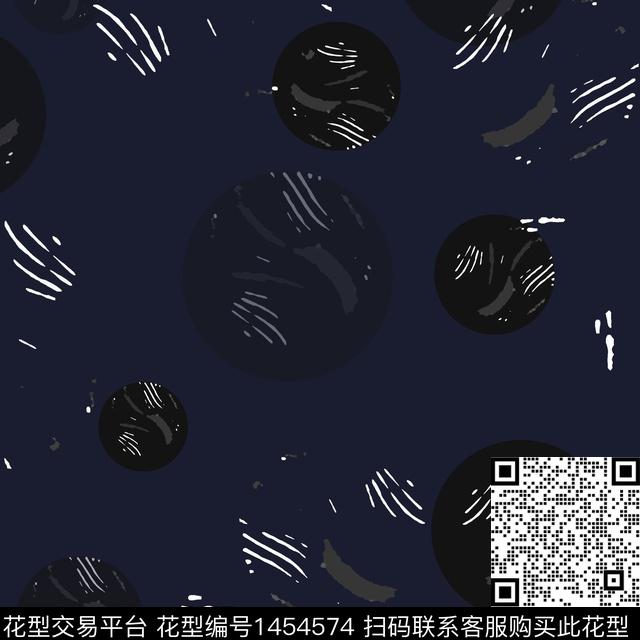 几何线条圆形传统印花华亿平台下载（图片编号: 1454574） - 瓦栏（Walan）