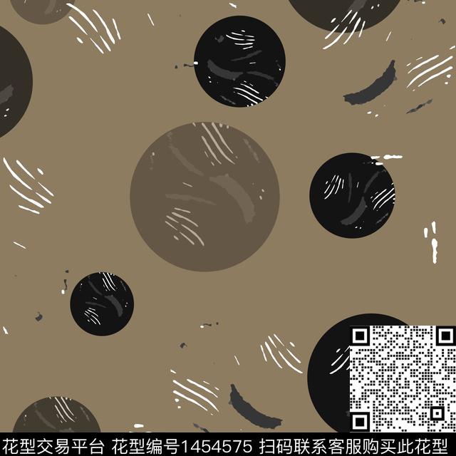 几何线条圆形传统印花华亿平台下载（图片编号: 1454575） - 瓦栏（Walan）