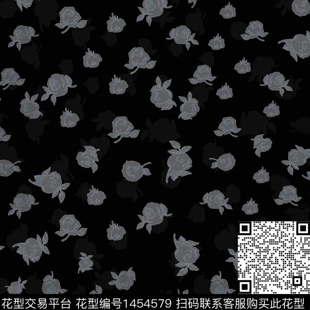 花卉大牌风小碎花传统印花华亿平台下载（图片编号: 1454579） - 瓦栏（Walan）