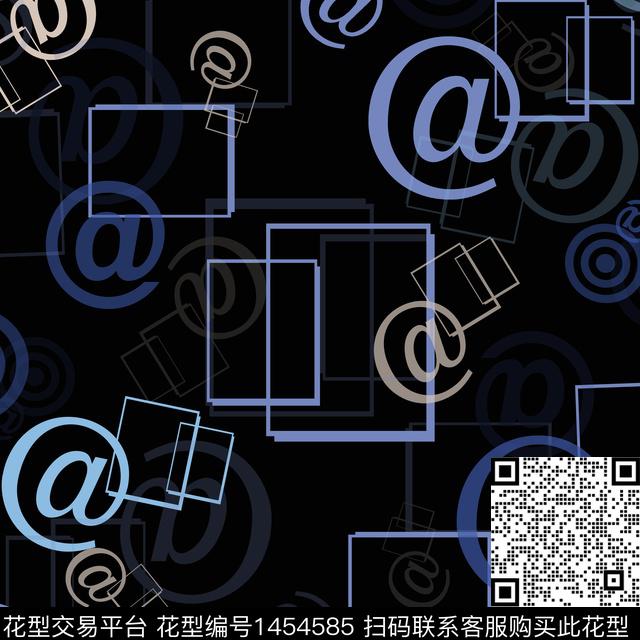 格子几何字母传统印花华亿平台下载（图片编号: 1454585） - 瓦栏（Walan）