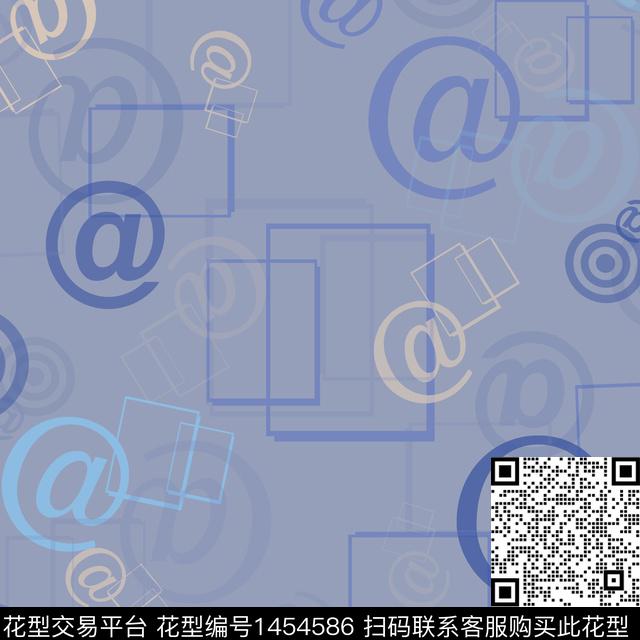 格子几何字母传统印花华亿平台下载（图片编号: 1454586） - 瓦栏（Walan）