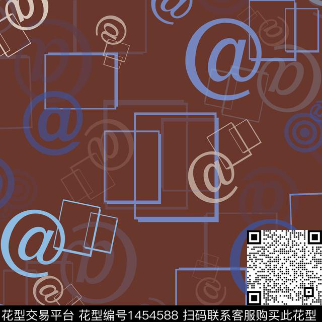 格子几何字母传统印花华亿平台下载（图片编号: 1454588） - 瓦栏（Walan）