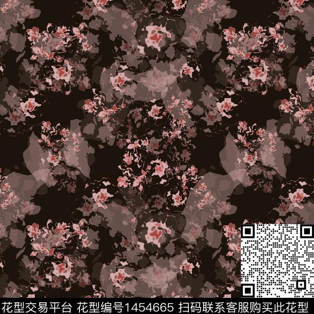 花卉大牌风小碎花传统印花华亿平台下载（图片编号: 1454665） - 瓦栏（Walan）