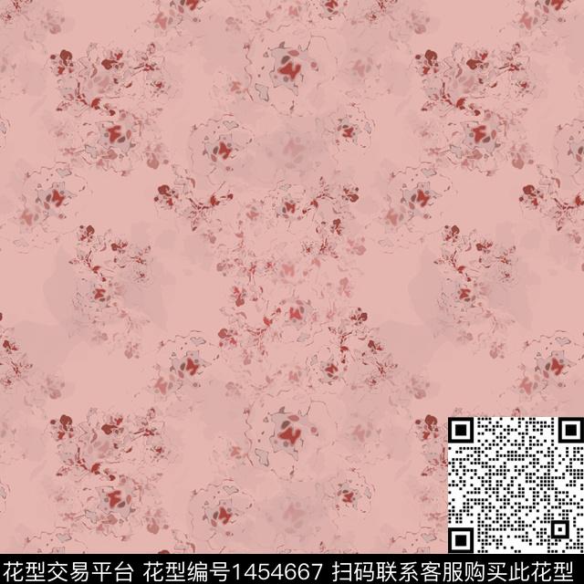 花卉大牌风小碎花传统印花华亿平台下载（图片编号: 1454667） - 瓦栏（Walan）