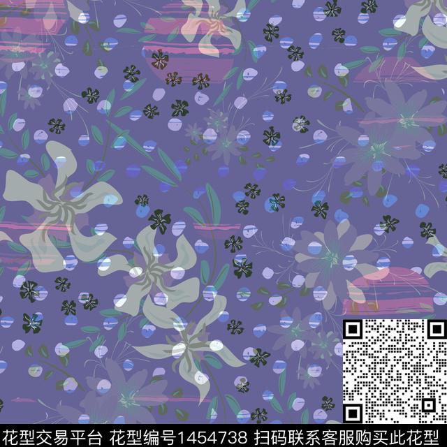 绿植树叶数码华亿平台花卉数码印花华亿平台下载（图片编号: 1454738） - 瓦栏（Walan）