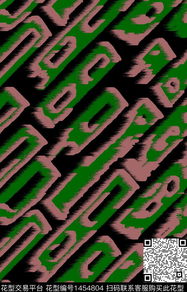 几何时尚简约传统印花华亿平台下载（图片编号: 1454804） - 瓦栏（Walan）