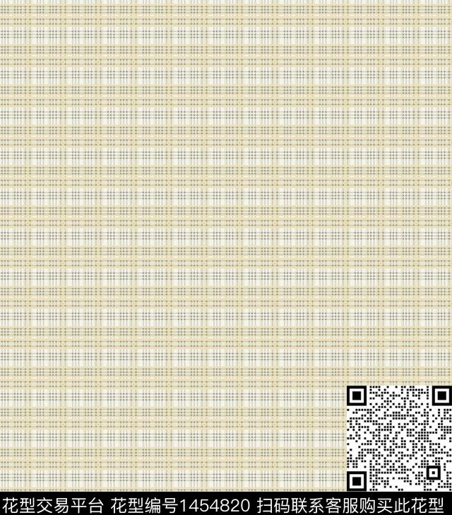 格子几何小清新数码印花华亿平台下载（图片编号: 1454820） - 瓦栏（Walan）