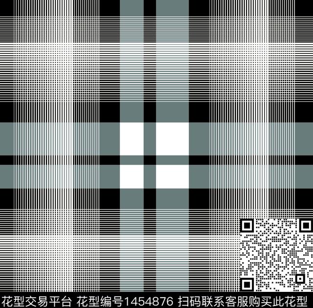 格子几何数码印花华亿平台下载（图片编号: 1454876） - 瓦栏（Walan）