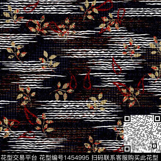 男装满版花字母格子数码印花华亿平台下载（图片编号: 1454995） - 瓦栏（Walan）