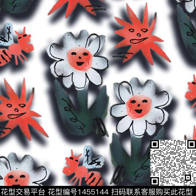 笑脸大牌风向日葵数码印花华亿平台下载（图片编号: 1455144） - 瓦栏（Walan）