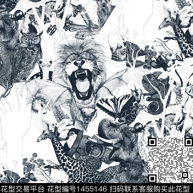 复古大牌风2022春夏数码印花华亿平台下载（图片编号: 1455146） - 瓦栏（Walan）