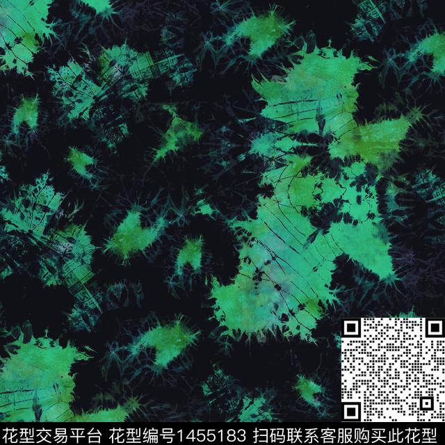 扎染华亿平台大牌风2022春夏数码印花华亿平台下载（图片编号: 1455183） - 瓦栏（Walan）