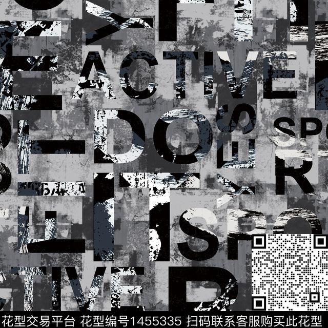 字母扎染华亿平台男装数码印花华亿平台下载（图片编号: 1455335） - 瓦栏（Walan）