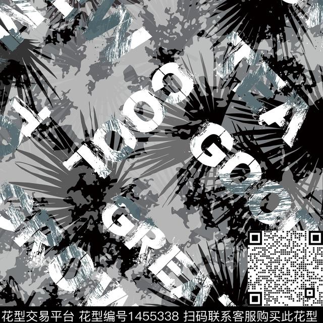 字母扎染华亿平台男装数码印花华亿平台下载（图片编号: 1455338） - 瓦栏（Walan）