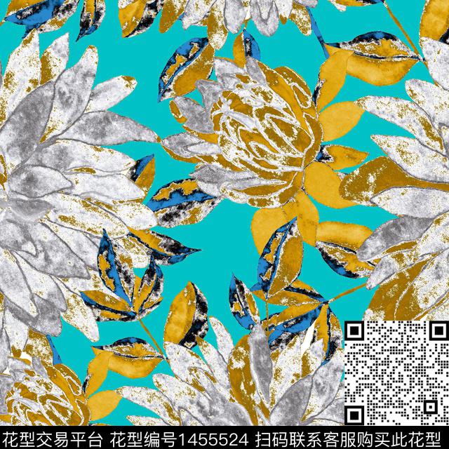 民族花卉彩底花卉泳装华亿平台数码印花华亿平台下载（图片编号: 1455524） - 瓦栏（Walan）